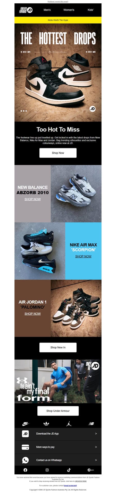 邮件模板创意 Jd Sports 430