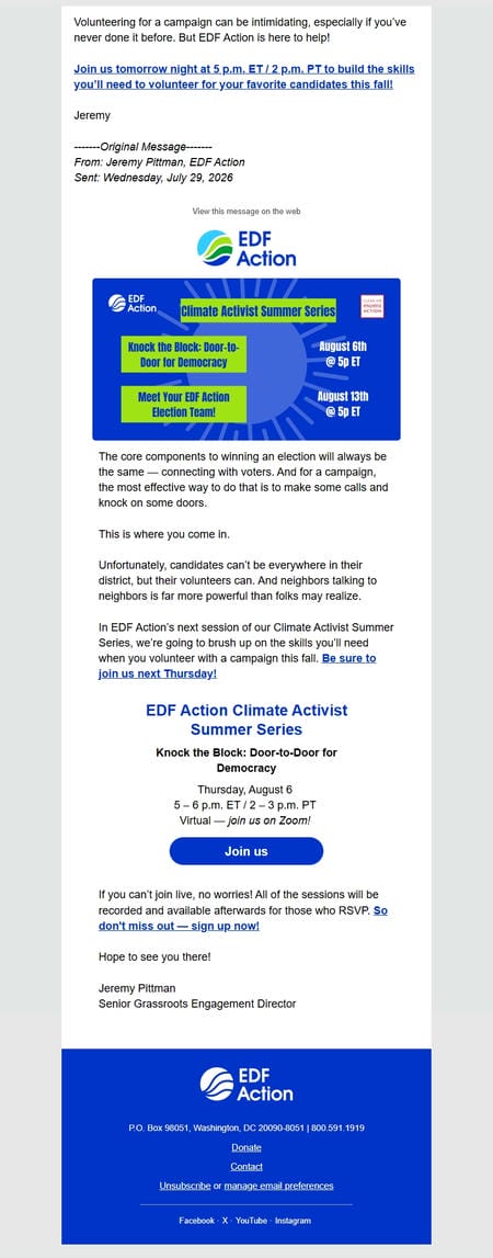 邮件模板创意 Jeremy Pittman Edf Action 10