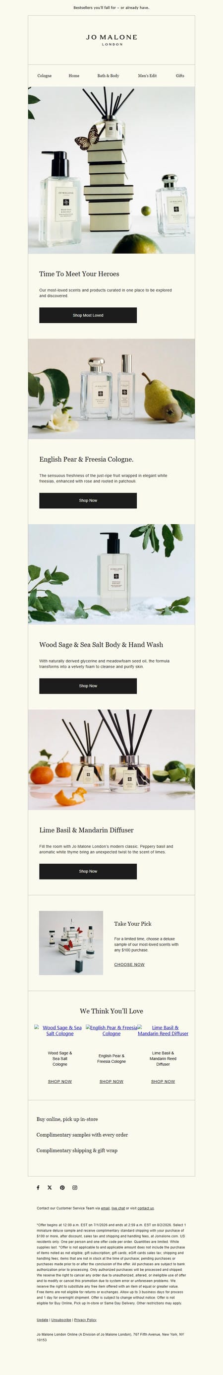 邮件模板创意 Jo Malone London 133