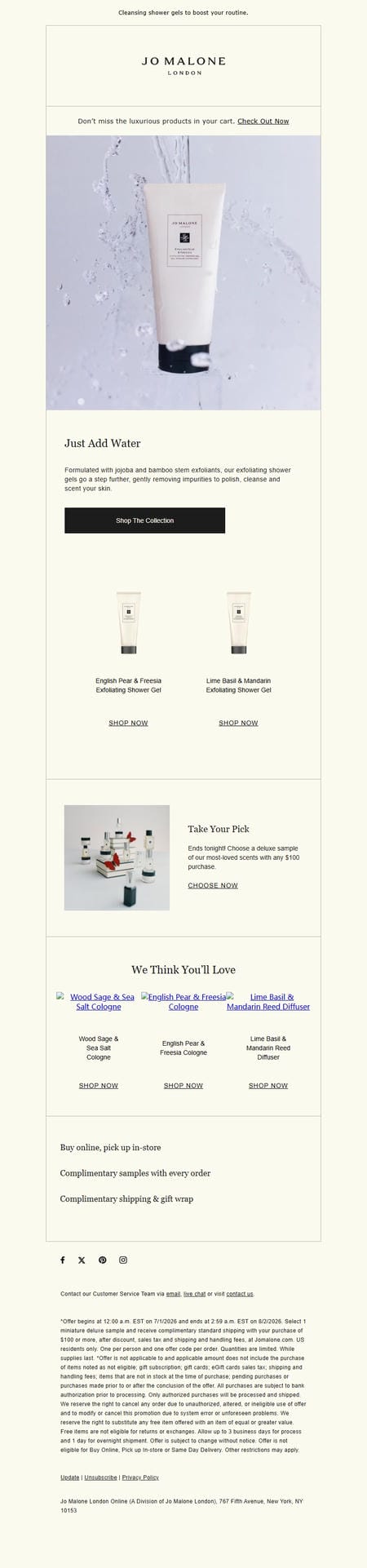 邮件模板创意 Jo Malone London 134