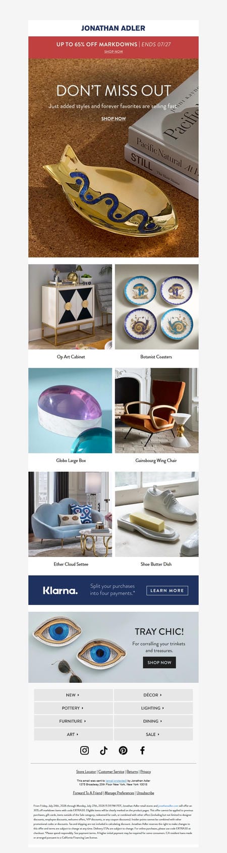 邮件模板创意 Jonathan Adler 252