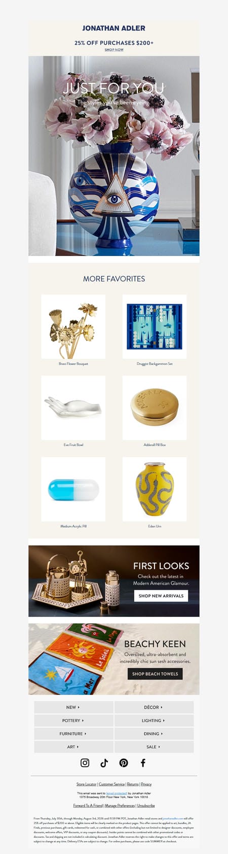 邮件模板创意 Jonathan Adler 255