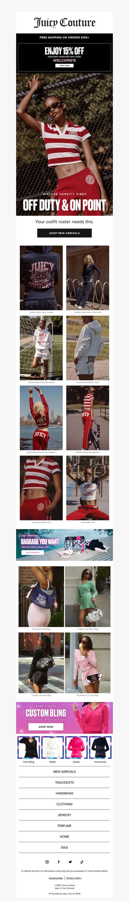 邮件模板创意 Juicy Couture 234