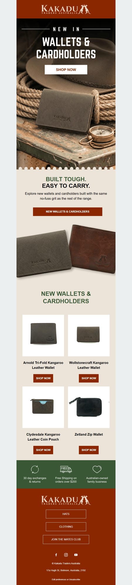 邮件模板创意 Kakadu Traders Australia 105