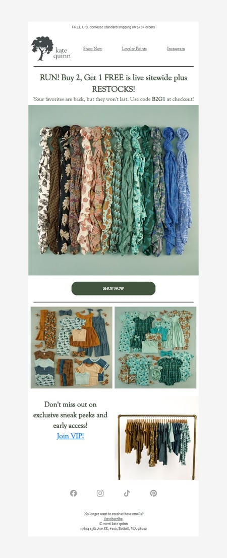 邮件模板创意 Kate Quinn 11