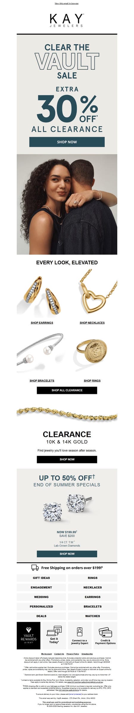 邮件模板创意 Kay Jewelers 92