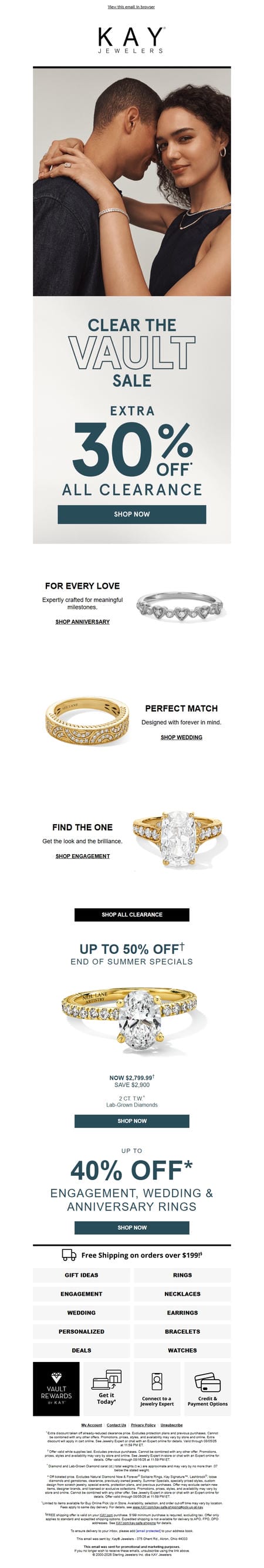邮件模板创意 Kay Jewelers 94