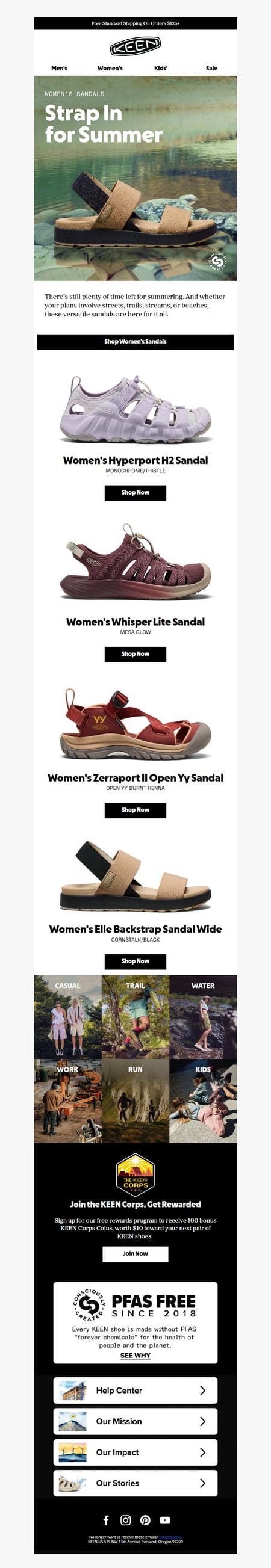 邮件模板创意 Keen Footwear 263