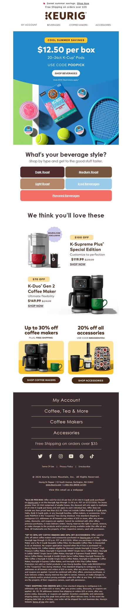 邮件模板创意 Keurig 293