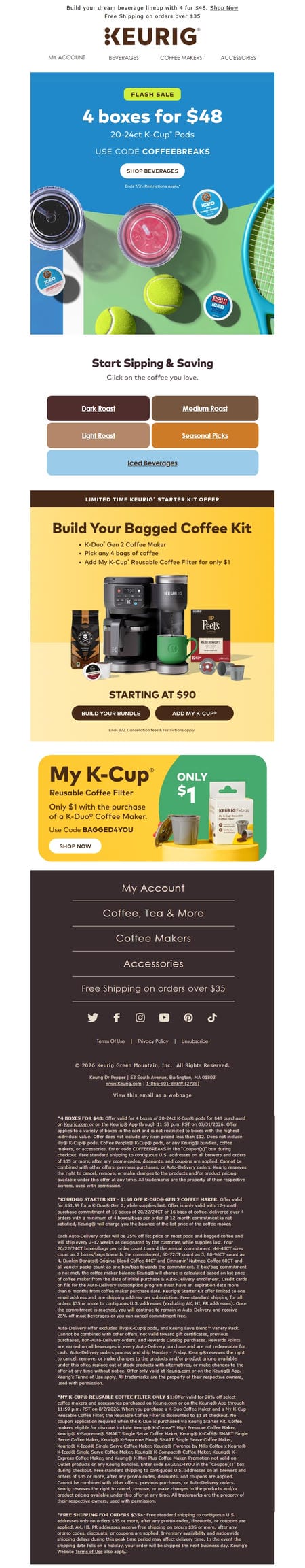 邮件模板创意 Keurig 295