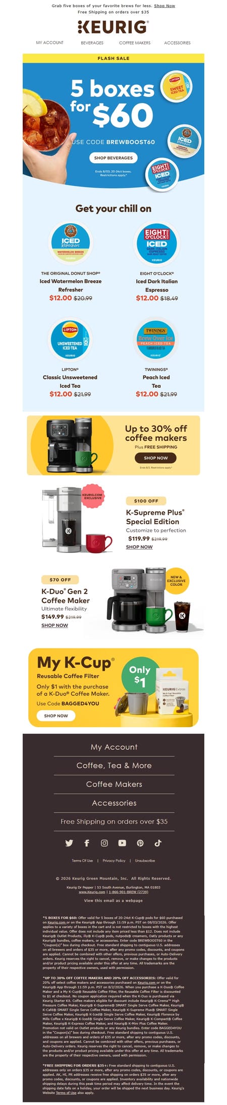 邮件模板创意 Keurig 297