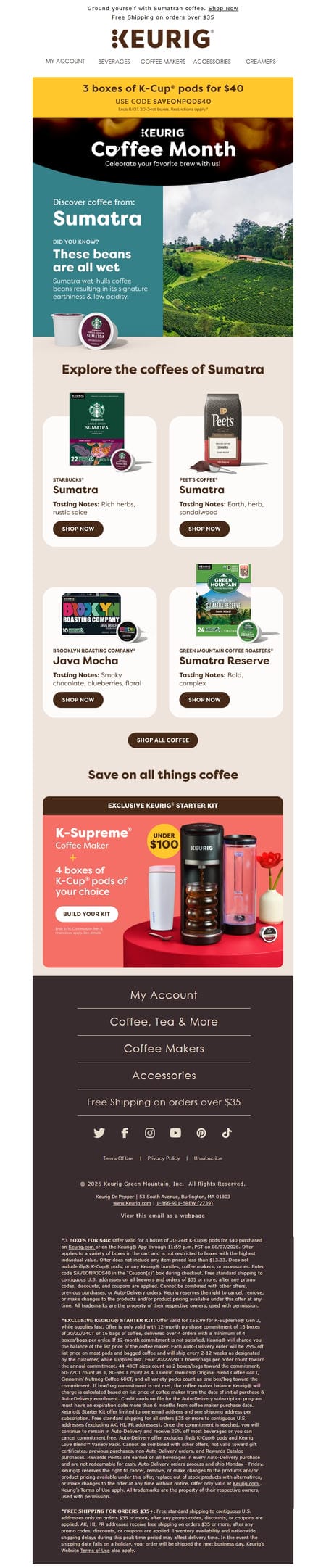 邮件模板创意 Keurig 300