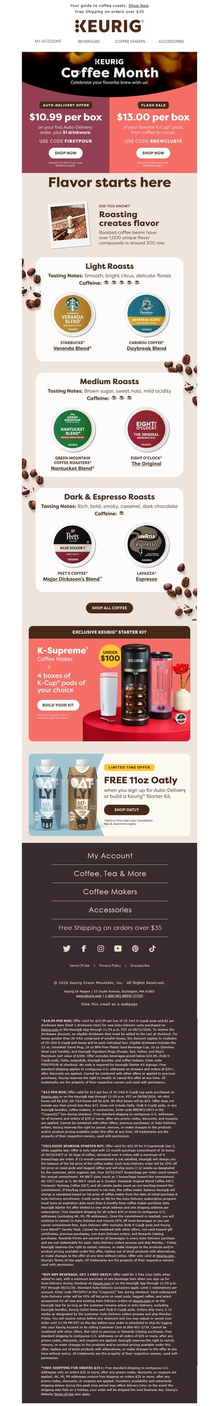 邮件模板创意 Keurig 301