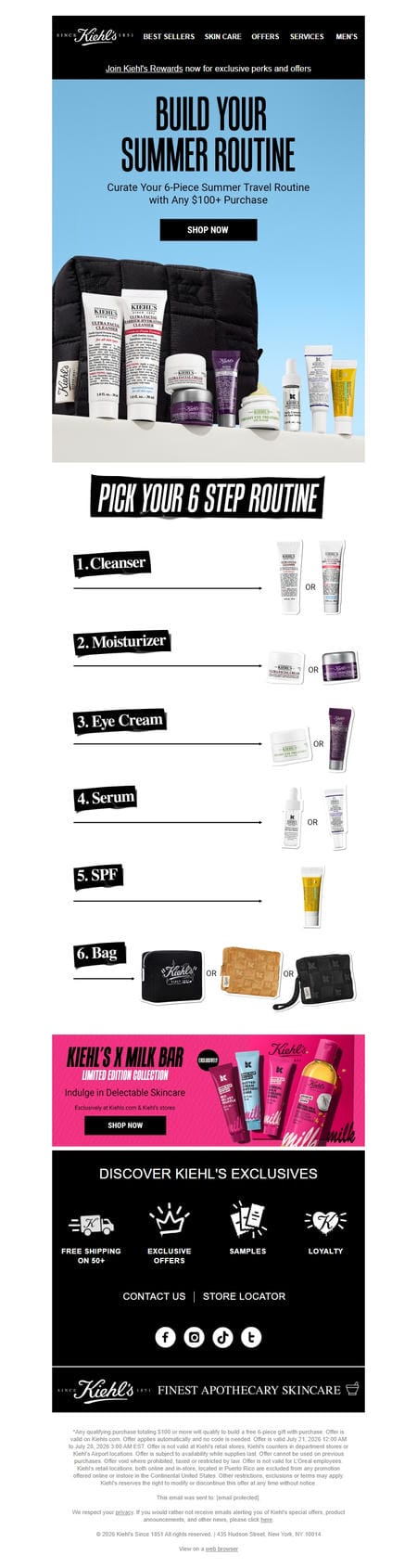 邮件模板创意 Kiehls Since 1851 129