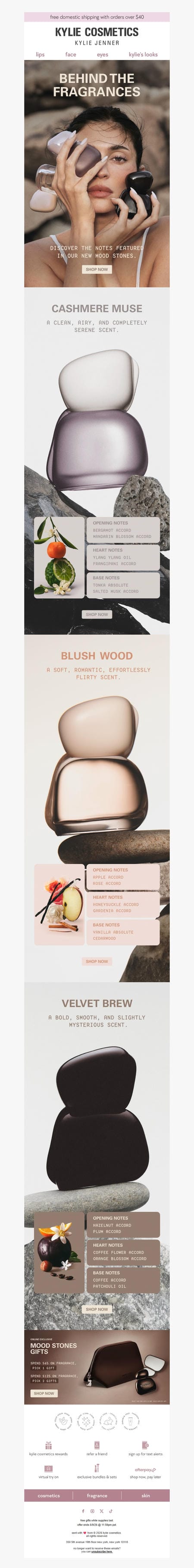 邮件模板创意 Kylie Cosmetics 179