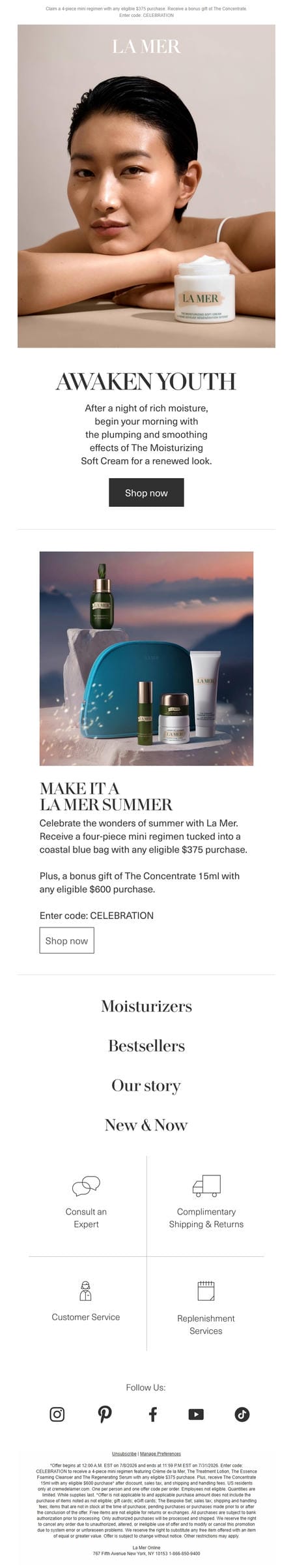 邮件模板创意 La Mer 25