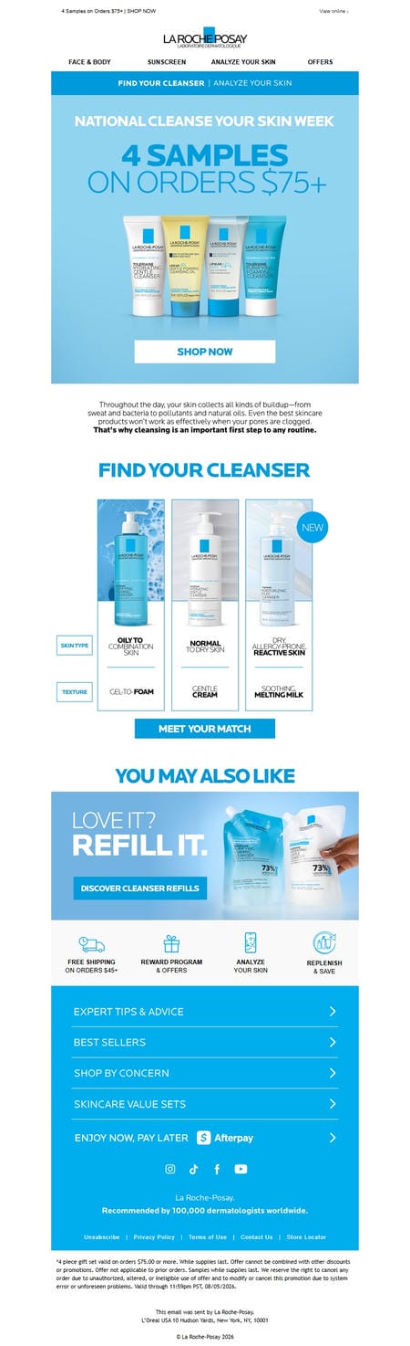 邮件模板创意 La Roche Posay 44