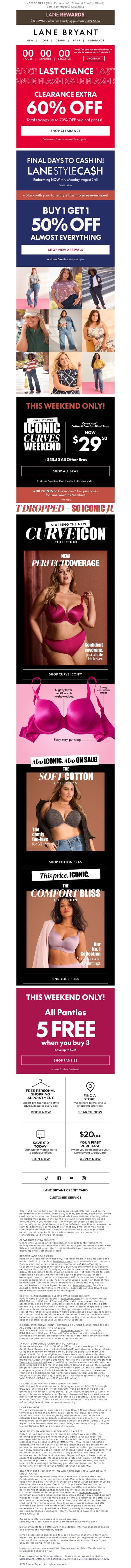 邮件模板创意 Lane Bryant 324