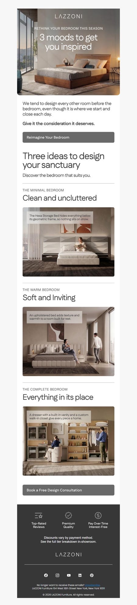 邮件模板创意 Lazzoni Furniture 11