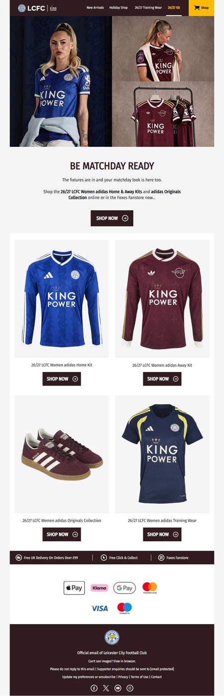 邮件模板创意 Leicester City 213