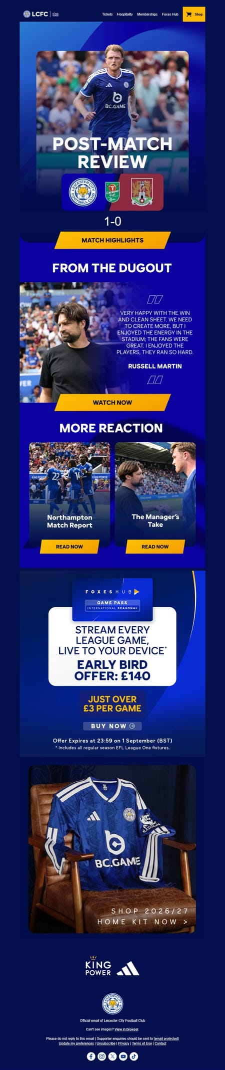 邮件模板创意 Leicester City 218