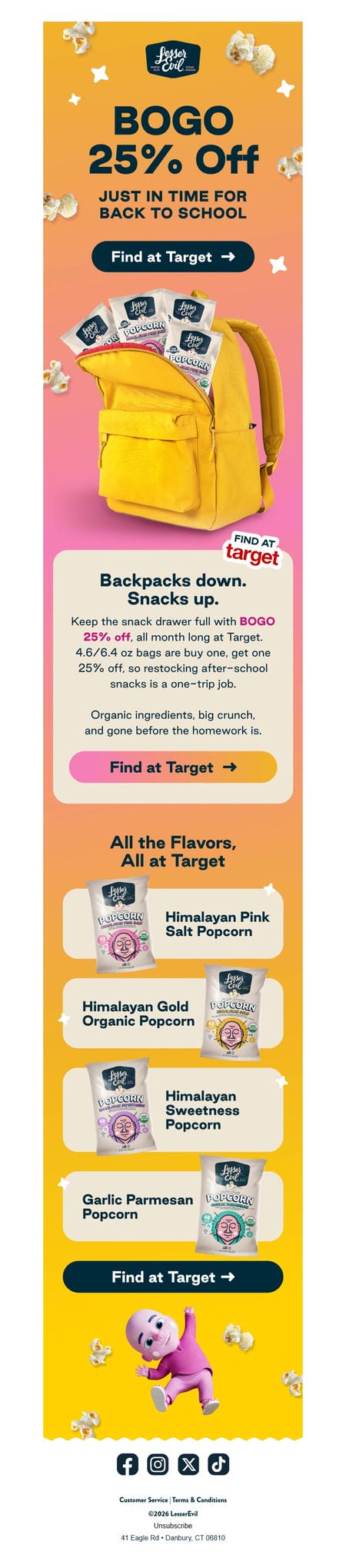 邮件模板创意 Lesserevil Snacks 7