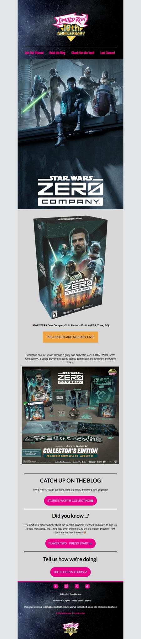 邮件模板创意 Limited Run Games 114