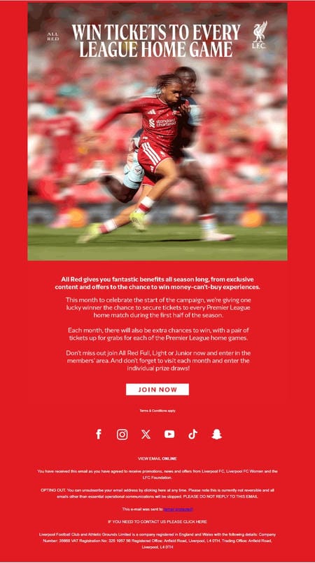 邮件模板创意 Liverpool Football Club 275