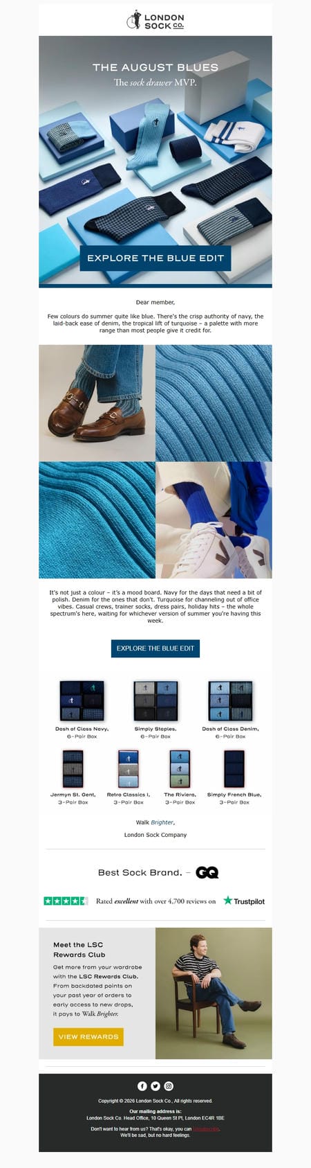 邮件模板创意 London Sock Co 79
