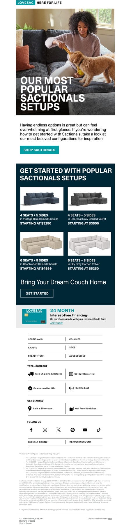 邮件模板创意 Lovesac 70