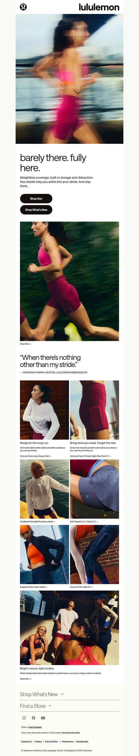 邮件模板创意 Lululemon 395