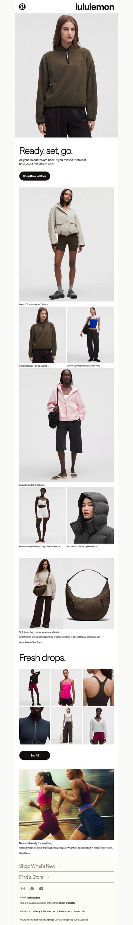 邮件模板创意 Lululemon 398