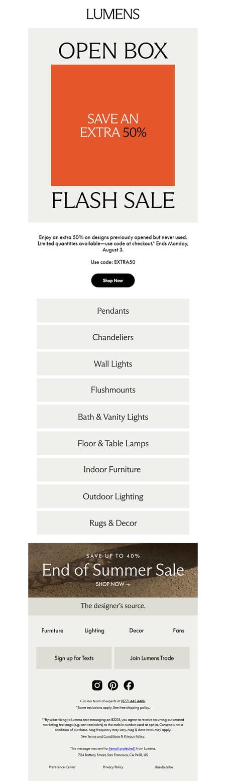 邮件模板创意 Lumens 233