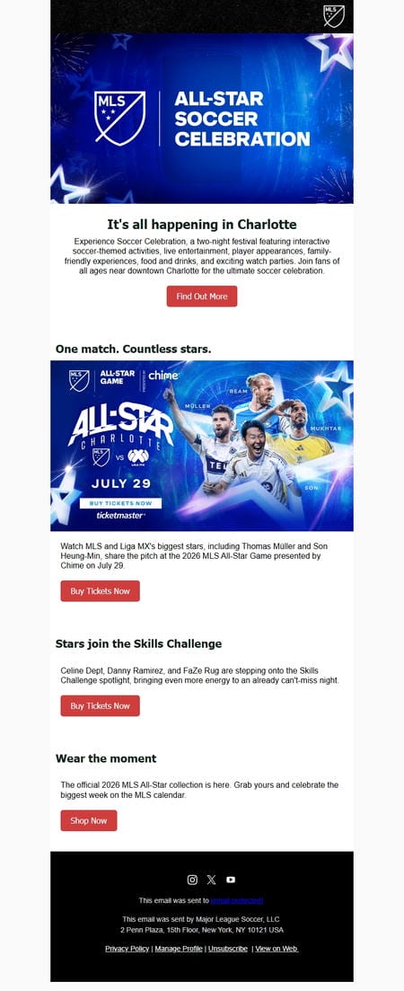 邮件模板创意 Major League Soccer 7