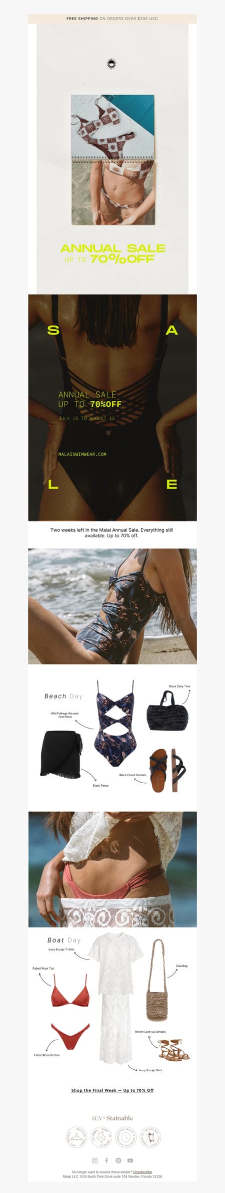 邮件模板创意 Malai Swimwear 81