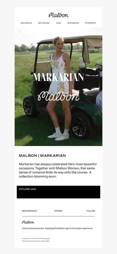 邮件模板创意 Malbon 90