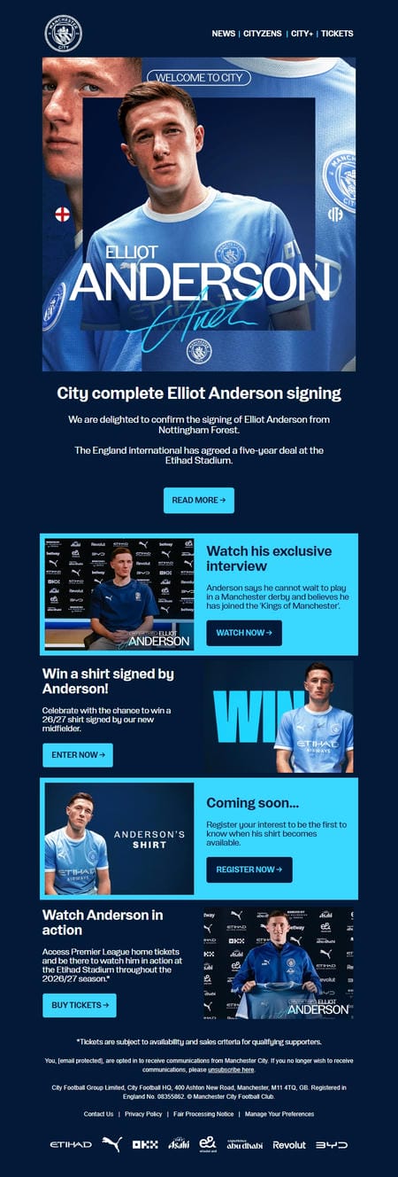 邮件模板创意 Man City 154