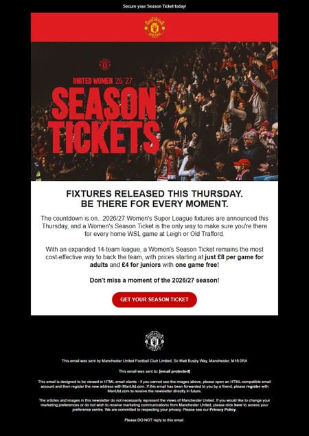 邮件模板创意 Manchester United 255