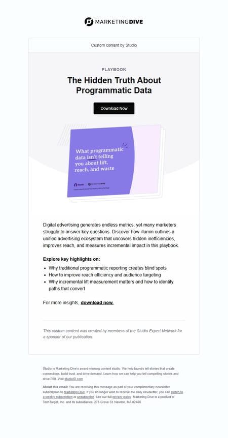 邮件模板创意 Marketing Dive Agencies 68