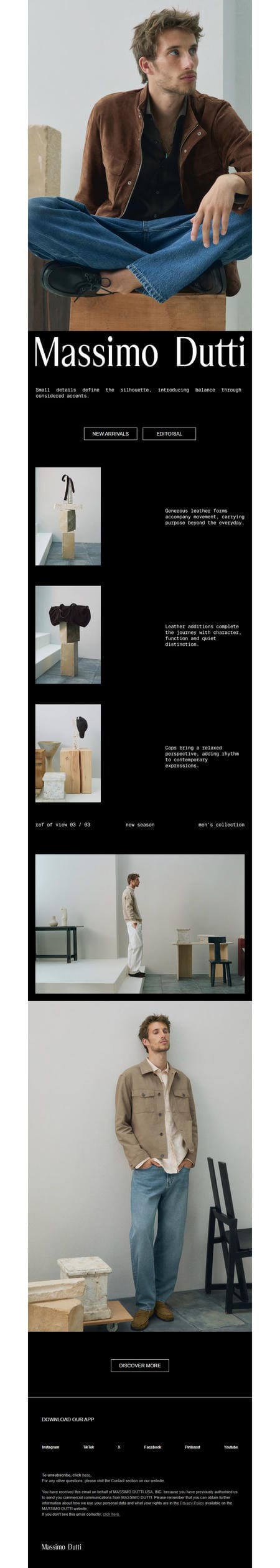 邮件模板创意 Massimo Dutti 60