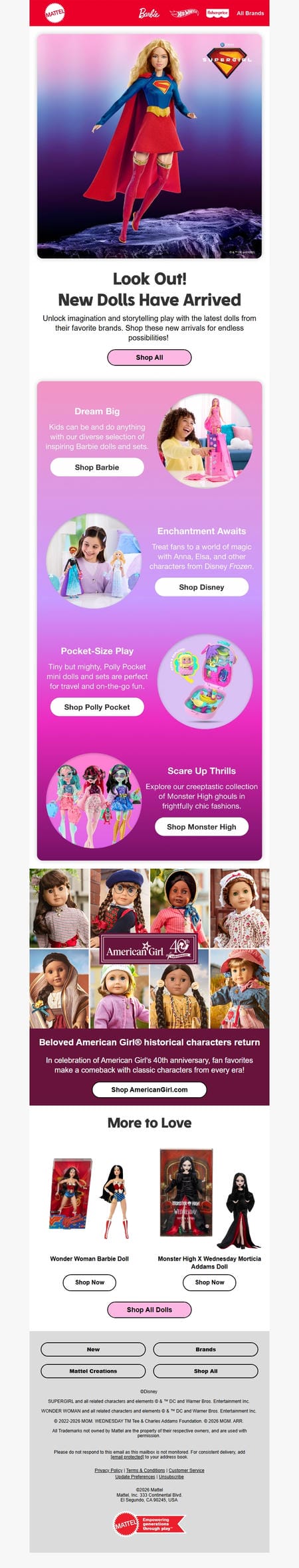 邮件模板创意 Mattel 59