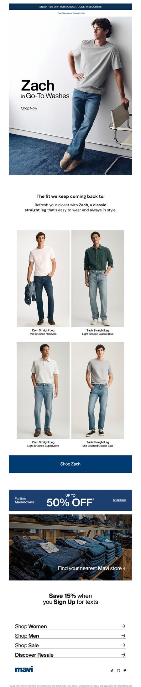 邮件模板创意 Mavi Jeans 221