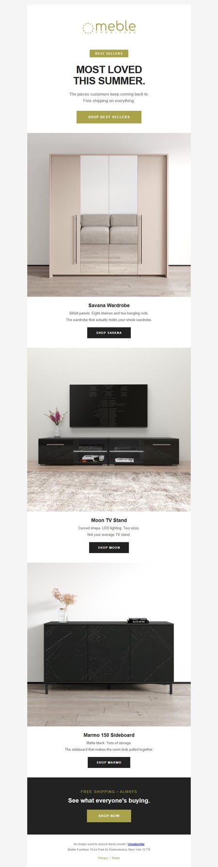 邮件模板创意 Meble Furniture 80