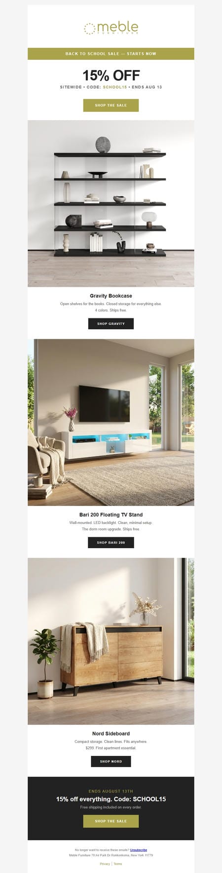 邮件模板创意 Meble Furniture 83