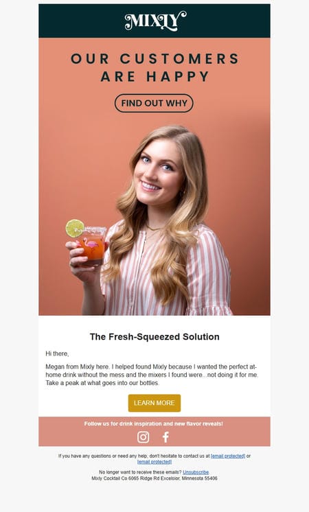 邮件模板创意 Megan From Mixly