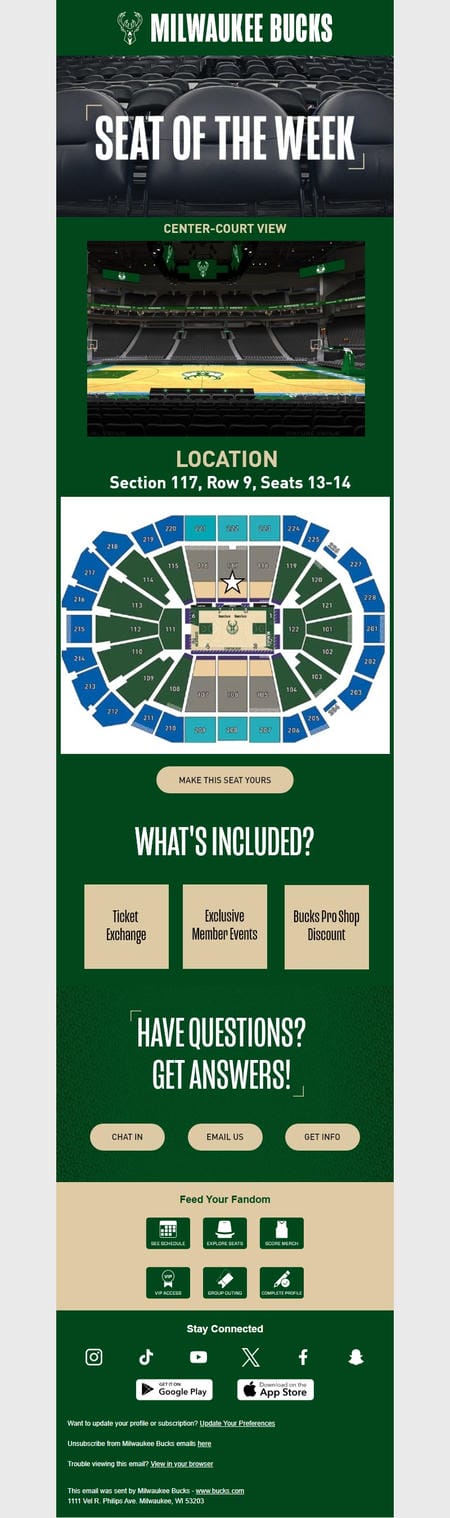 邮件模板创意 Milwaukee Bucks 270