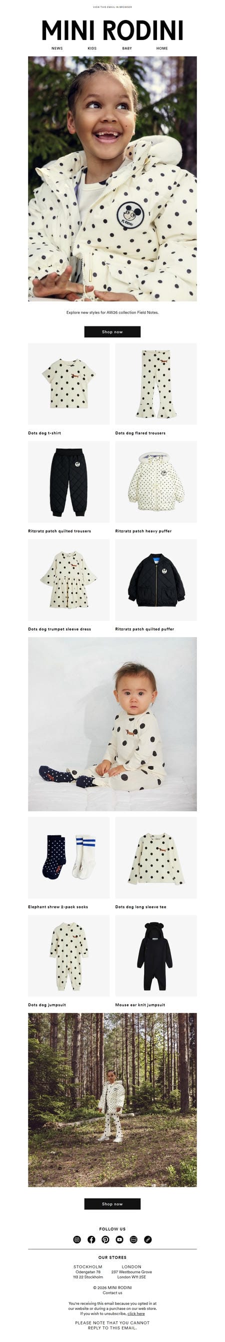 邮件模板创意 Mini Rodini 4