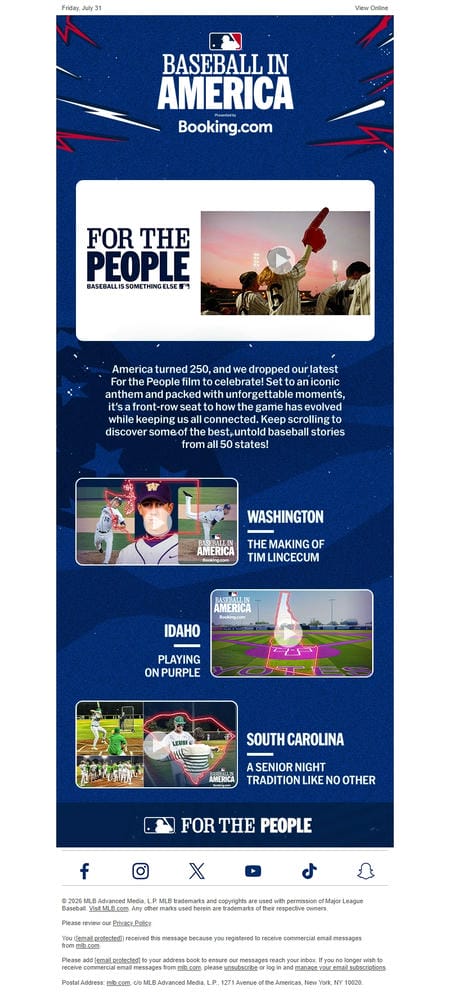 邮件模板创意 Mlb Insider 20