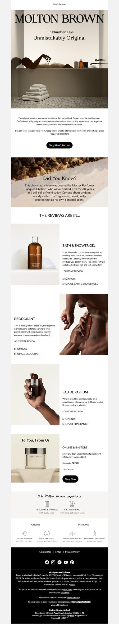 邮件模板创意 Molton Brown 164