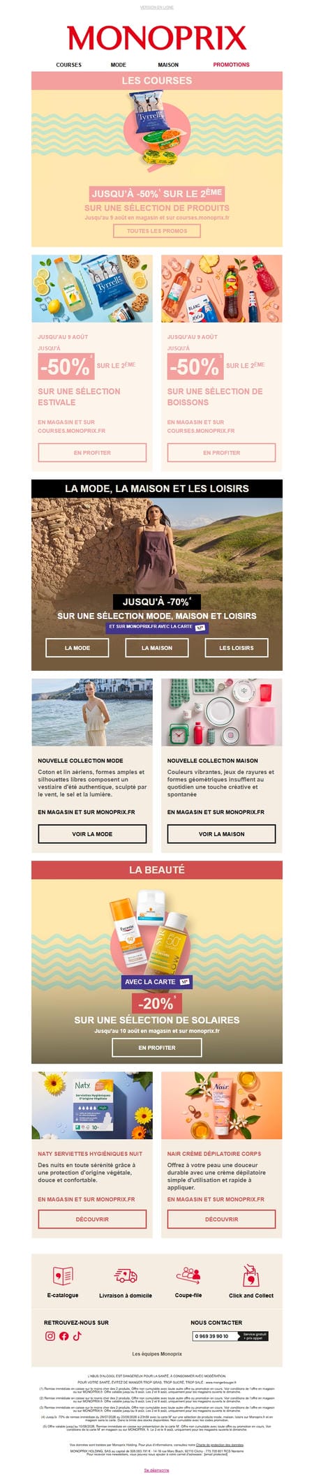 邮件模板创意 Monoprix 80